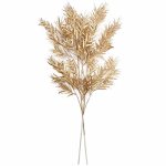 Pasyou Artificial Plants For Christmas Decor Gold Fake Bamboo Plastic Grass Shrubs Leaves Indoor Outdoor Home Garden Party Hotel