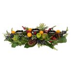 GREE N Wreath Candleholder With Fruits 89X35X22CM