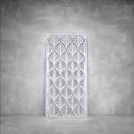 Laser Cut Screen - Design 067 - 2000 X 1000 X 20 Matt White Outdoor