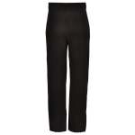 Straight Leg Cable Knit Pants - Black L xl