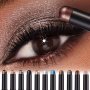 Shimmer Matte Cream Eyeshadow Stick Long-Lasting Natural Contour Eye Makeup Pens Party Eyeshadow Applicator With Multi Colors Plant Squalane