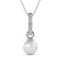 DESTINY Amaya Pearl Necklace With Swarovski Crystals