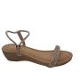 Women Elegant Sparkle Strap Wedge Sandals