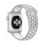 Kd Silicone Apple Strap 38 40MM Apple Watch S m Grey & White