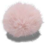 Regular Pink Puff Jibbitz - Multi Osfa