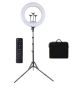 18 Inch Selfie Ring Light W/ 210CM Tripod For Muas & Content Creators