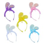 Bunny Headband With Reflective Ears - Factory Plaza