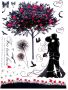 5D Wall Art Tree Of Love Sticker Sheet