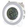 Safeway Digital Alarm Clock White/grey