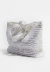 Straw Shopper - White