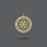 Seed Of Life Diamond Pendant