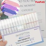 15-PACK Sparkle Glitter Highlighters Art Shimmer Marker Pens For Adults Journaling Painting Scrapbooking & School Supplies