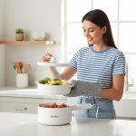 Milex Electric One Pot Cooker 1.8L Multi-function Electric Cooker