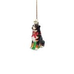 3.5 Inch Noble Gems Glass Dog Orn 21 A