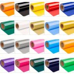 1PC Pvc Heat Transfer Vinyl For Diy Clothing T-Shirt Mask Jeans Backpack Stickers 30.48CM 3FT