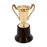 Trophy 12.5CM Gold W design Handles 1960