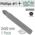 POZI.NO.2 X50 Mm Classic Bit Bulk SC20189