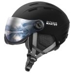 Outdoormaster Snowboard Helmet With Ski Goggles Ski Helmet And 2-IN-1 Visor Detachable Goggles Set Protective Eps Foam & 14 Cool