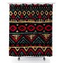 Polyester Shower Curtains 180X180CM Boho Print Bath Curtain For Apartment