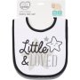Made 4 Baby Unisex 2 Pack Monochrome Jersey Bib Set