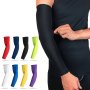 Sports Arm Compression Sleeve Uv Protection Volleyball Sunscreen Bands For Basketball Cycling & Running