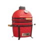 Kamado Jan Jnr Ceramic Braai Grill Kit - Red