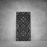 Laser Cut Screen - Design 118 - 2900 X 1400 X 20 Matt Black Outdoor