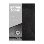 Sds Leather Grain Board Black A4 270GSM - Pack Of 50