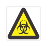 Beware Of Biological Hazard Safety Sign WW11