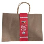 Brown Kraft Paper Bags 35CM Each 2 PC