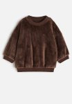 Pile Sweatshirt - Dark Brown