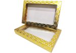Gold Square Patterned Treatbox Large