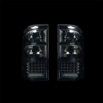 Nissan Patrol Gu Y61 S1-3 Bushdoof Smoked LED Tail Lights Pair For