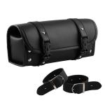 MB-OT012-BK Motorcycle Modification Accessories Universal Pu Leather Waterproof Tool Bag Size: 30.5 X 12 X 9CM