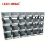 6/24pcs Gray Stackable Tool Box Plastic Storage Box Garage Storage Container Garage Tool Storage And Organizer Box 13.5x10.5x7.6cm/5x4x3inch Garage Supplies Garage Organization And Storage