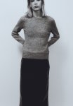 Fine-knit Jumper - Grey Marl