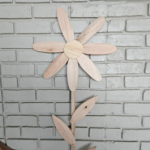 Wood Pine Planter Round Point