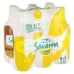 Savanna Alcoholic Free Lemon Nrb 6 X 330ML