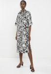 Linen Shirt Dress - Wallpaper Print