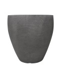 Rustic Ellipse Japi Planter Click For Details - Medium JVIR57 56CM Width X 55CM Height Black Slate