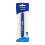 Marlin Dense Liners Permanent Markers 1'S Blue Pack Of 12