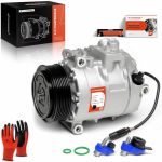 A-premium Air Conditioner Ac Compressor With Clutch Compatible With Bmw 3 Series 335I 335IS 335I Xdrive 335XI 135I 135IS X1 X3 Z