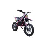 Electric Midi Pulse Off-road Dirt Bike 1200W 48V - Pink 8-12 Years