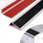 Vinyl Stair Nosing Edge Trim Self-adhesive Anti-slip Step Guard Indoor Staircase Tread Edge Protector Waterproof Strip Safety St