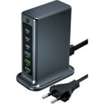 6-PORT Fast Charge Tower Station Hub 190W