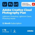 Adobe Creative Cloud Photography Plan 1TB 1Y Sub Esd Za