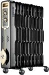 Goldair 9 Fin Oil Radiator Heater in Black