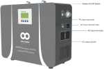 Mecer SOL-I-CN-15L 1.5KW Portable Lithium Unit 26V 100AH With 840W Mppt Pure Sine Wave