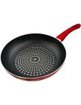 26CM Red Non-stick Frying Pan With Heat-resistant Handle AY129-005
