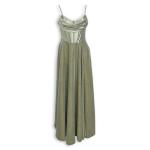 Sage Sparkle Corset Combo Dress
